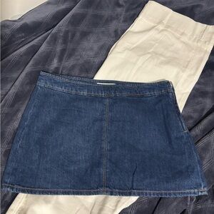 Zara Dark Blue Denim Mini Skirt